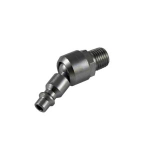 EMBOUT RACCORD AIR MALE ARTICULE A ROTULE CARDAN TYPE US, FRANCE