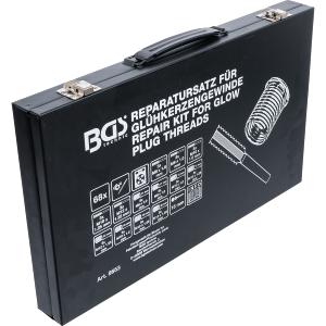 KIT DE REPARATION POUR FILETAGE DE BOUGIE BGS TECHNIC, 8/9/10/12 mm