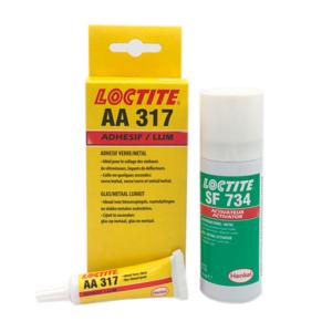 COLLE ADHESIF VERRE METAL LOCTITE 317