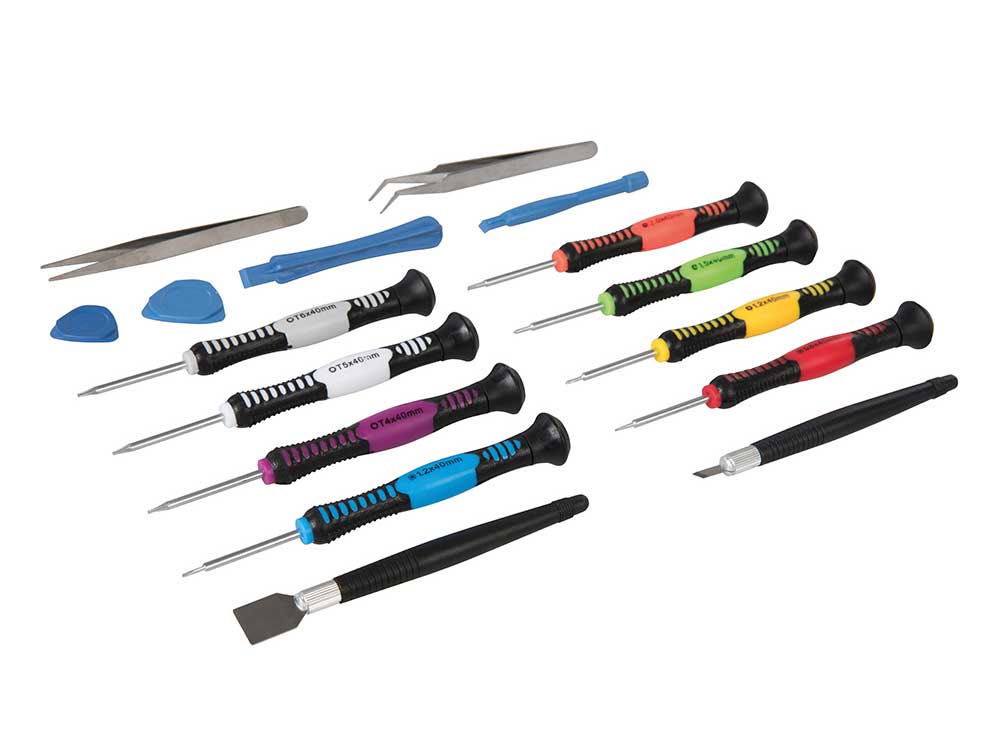 Jeu De Tournevis Cruciformes Phillips, Fentes (plats) Et Torx - 20 Piè - SP Tools France