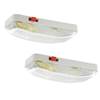 PLAFONNIER RECTANGULAIRE LOT DE 2