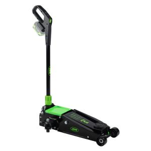 CRIC ROULEUR HYDRAULIQUE 3T SUR BATTERIE, HAUTEUR LEVAGE MAX 463 MM