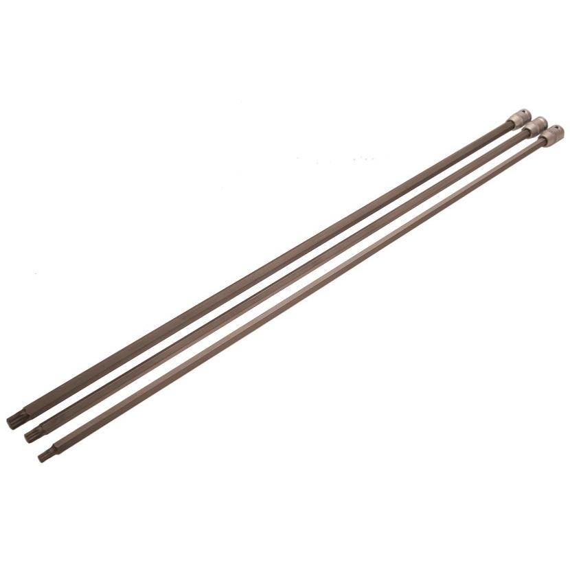 Coffret D'embouts XZN (Triples Carrés) Longs M5 à M16 - Kroftools 1/2 - 55 à 200mm