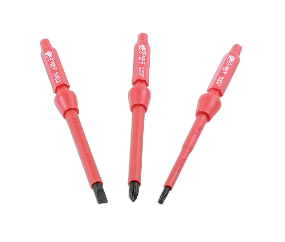 Jeu De 6 Tournevis Isolés VDE/GS BGS Technic - Plats Et Cruciformes - Sécurité 1000V - Neuf