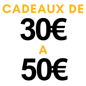 Cadeaux de 30 à 50€