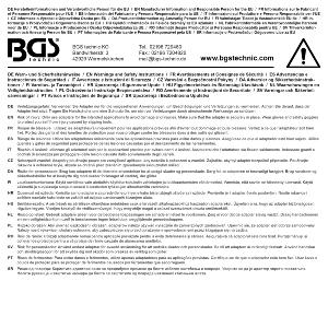 ADAPTATEURS ET CARDANS IMPACTS A CHOCS ASSORTIS BGS TECHNIC