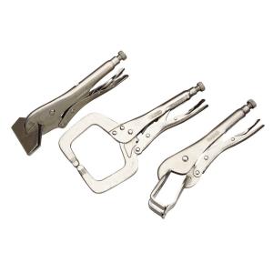 JEU DE PINCES ETAU POUR SOUDURE ET CARROSSERIE - 3 PCS