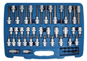 DOUILLES EMBOUTS CHROME VANADIUM TORX XZN 6 PANS MALES BGS TECHNIC 
