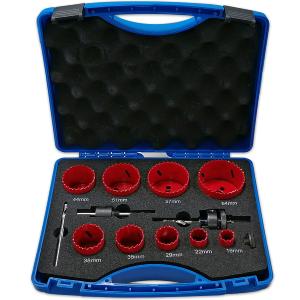 SCIE CLOCHE BI-METAL COFFRET DE 12 PIECES