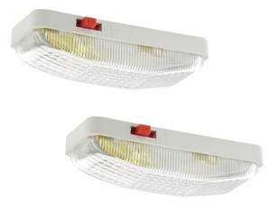 PLAFONNIER RECTANGULAIRE LOT DE 2