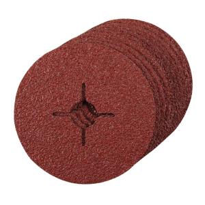 DISQUES FIBRES, ABRASIFS CORINDON Ø125 X 22 MM - LOT DE 10