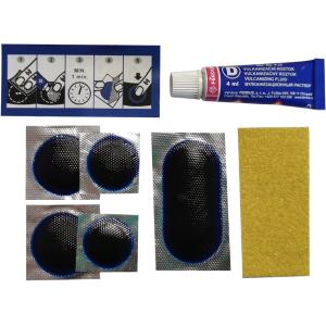 KIT REPARATION CHAMBRE A AIR VELO, RUSTINES - 7 PIECES