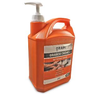 SAVON NETTOYANT MAIN, ORANGE CREME + MICROBILLES POUR ATELIER - 5L