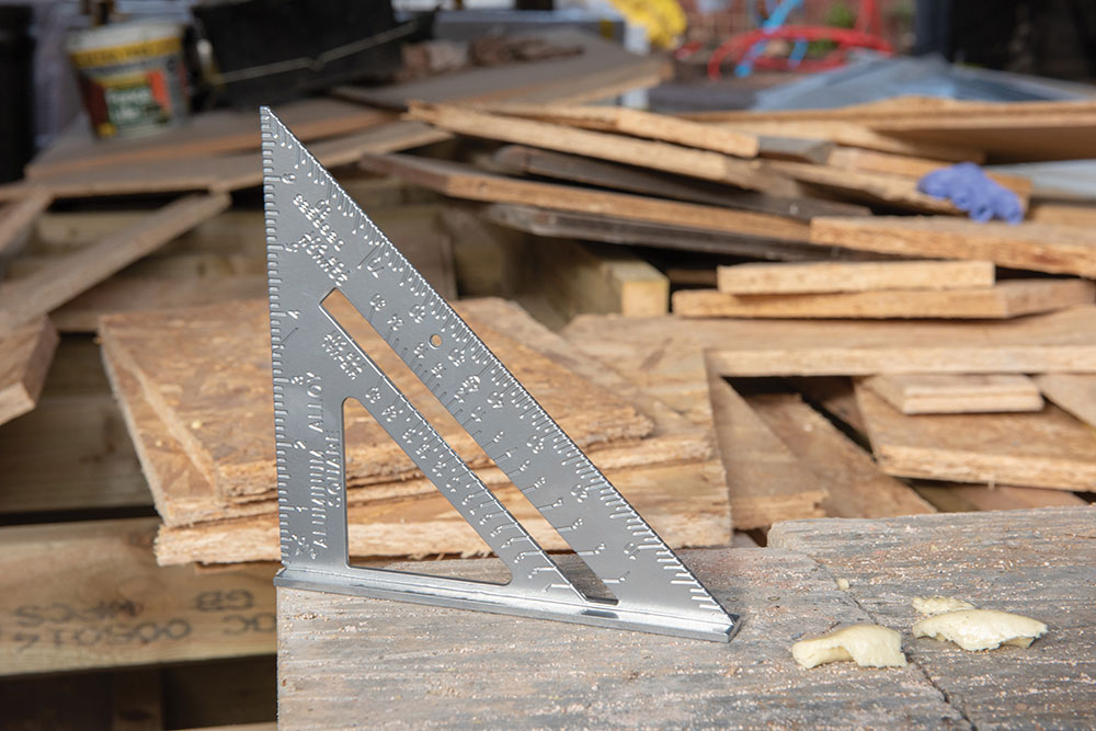 EQUERRE MENUISIER CHARPENTIER GRADUATION RAPPORTEUR ANGLE