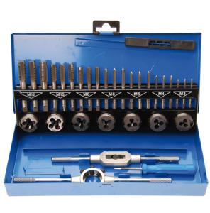 COFFRET TARAUDS-FILIERES BGS TECHNIC  3 à 12 mm ACIER A OUTILS GCr15