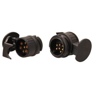 ADAPTATEUR PRISE REMORQUE 13P VERS 7P - LOT DE 2 PIECES