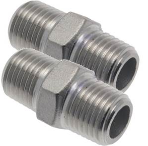 MAMELON DOUBLE 1/4 BSP LOT de 2