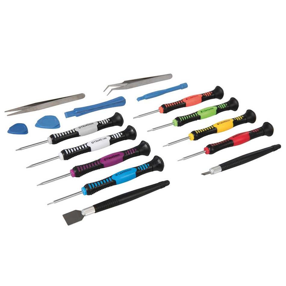 Coffret tournevis de précision 32-en-1 TORX® kit d'outils de réparation  avec pincette pour téléphone, Iphone, tablette, iPad, disque dur,  ordinateur