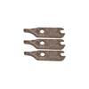 3 LAMES COUTEAUX DE RECHANGE POUR CISAILLE GRIGNOTEUSE