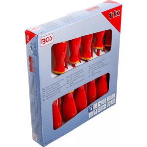 JEU 11 TOURNEVIS ELECTRICIEN VDE ISOLÉ PLAT, CRUCIFORME, TORX ACIERS2