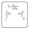 CENTRALE CLIGNOTANTE UNIVERSELLE 12V - 240 W - 10 LAMPES