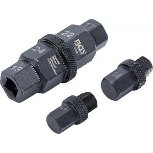 DOUILLE SPECIALE MOTO POUR AXE/ESSIEU DE ROUE, 12 - 24 MM