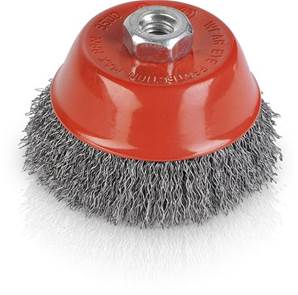 BROSSE METAL COUPE DE 65 MM FILS ONDULES