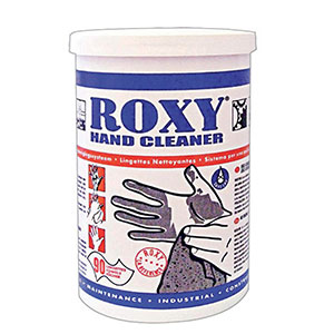 POT DE 90 ROXY HAND CLEANER LINGETTES NETTOYANTES POUR LES MAINS