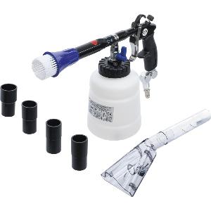 PISTOLET PNEUMATIQUE DE NETTOYAGE AVEC BROSSE ET ACCESSOIRES BGS