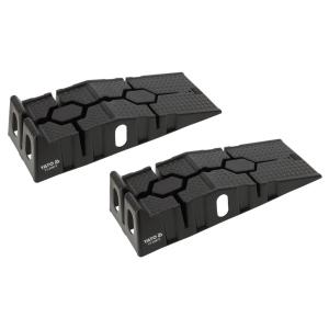 LOT DE 2 RAMPES DE LEVAGE VOITURE 3 TONNES POUR VIDANGE ET ENTRETIEN