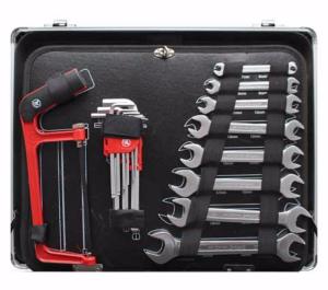 CAISSE A OUTILS - MALETTE ALUMINIUM 129 PIECES 425 x 350 x 235 mm