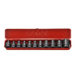 DOUILLES IMPACT TORX FEMELLES A CHOC CARRE 1/2 COFFRET DE 11 DOUILLES