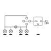 CENTRALE CLIGNOTANTE UNIVERSELLE 12V - 240 W - 10 LAMPES