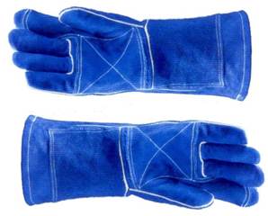 GANTS SOUDEUR T10 AVEC FIL KEVLAR®BLEU
