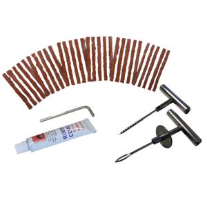 KIT DE REPARATION PNEUS TUBELESS, POUR CREVAISON AUTO/MOTO/VTT