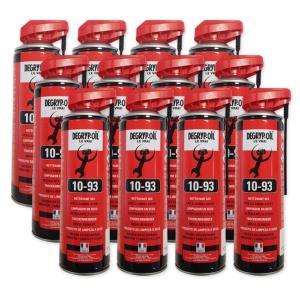 CARTON DE 12 AEROSOLS, NETTOYANT FREINS, EMBRAYAGE - DEGRYP OIL