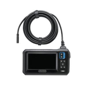 CAMERA D'INSPECTION ENDOSCOPIQUE 1080P 4.3", CABLE 8MM SEMI-RIGIDE 5M