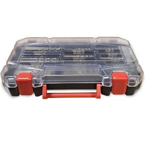 COFFRET DE 130 FORETS HSS-E DIN 338 M35 COBALT 5% DE 1 à 10 mm