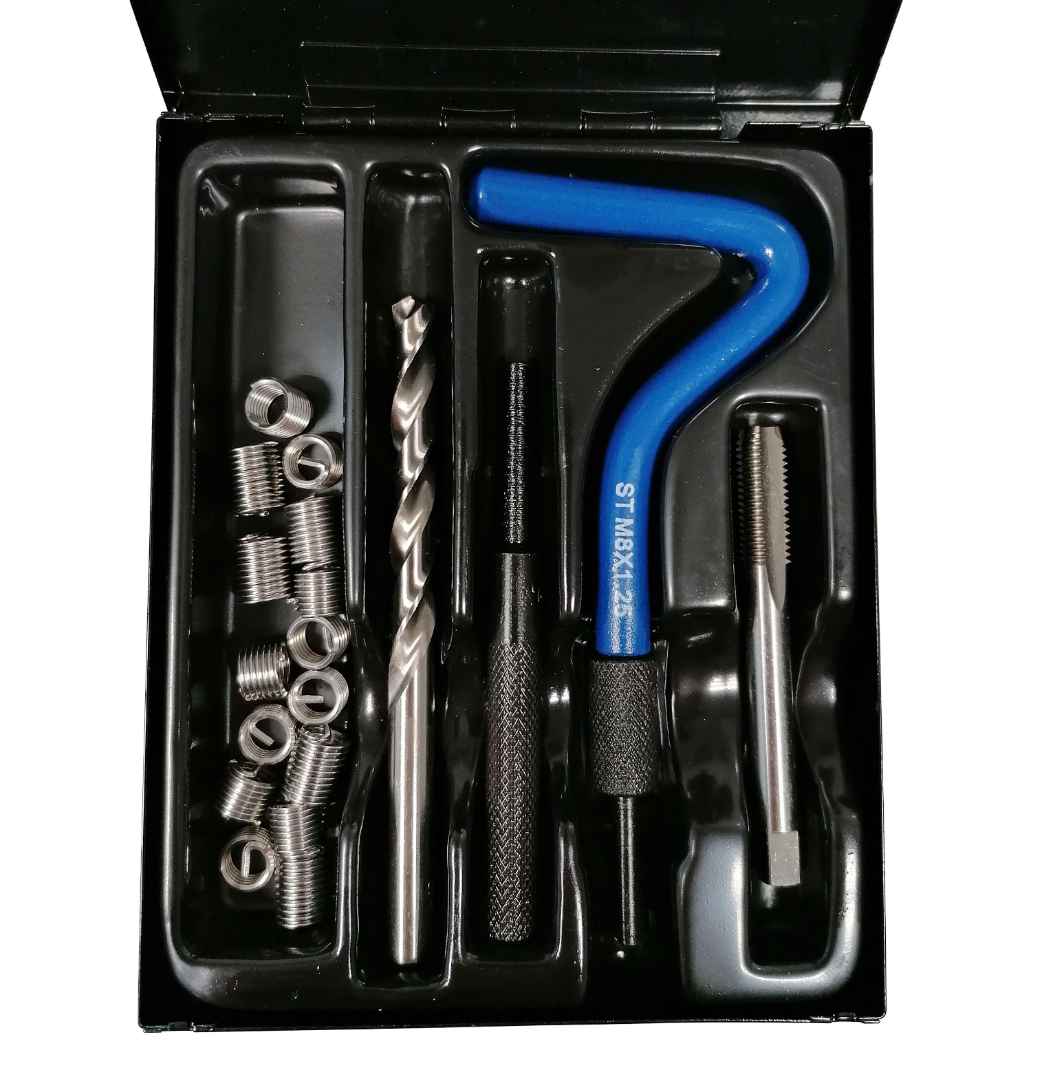 15pcs Kit D'insertion De Réparation De Filetage Métrique M12 Helicoil Car Pro Coil Tool M12 175 87009188 15pcs Kit D'insertion De Réparation De Filetage Métrique M12 Helicoil Car Pro Coil Tool M12 175 87009188