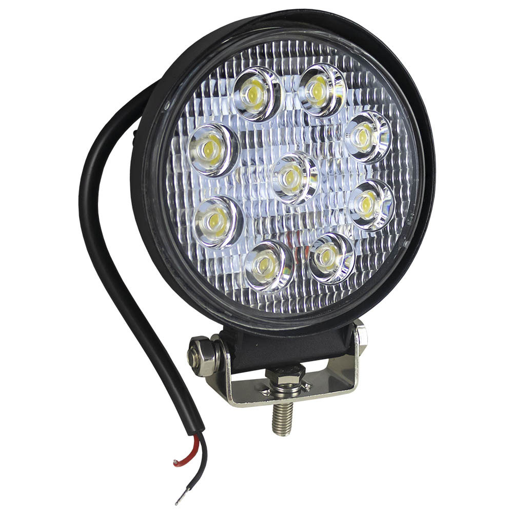 Phare de travail rond LED - 12/24V - 18W