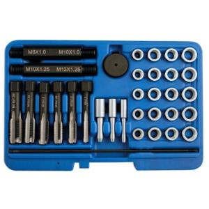 KIT LASER TOOLS POSE D'INSERTS FILETES BOUGIES DE PRECHAUFAGE (33PCS)