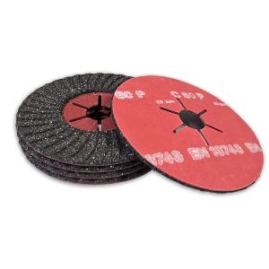 LOT DE 5 DISQUES ABRASIF 125 mm SEMI RIGIDE FLEXIBLE GRAIN 60 