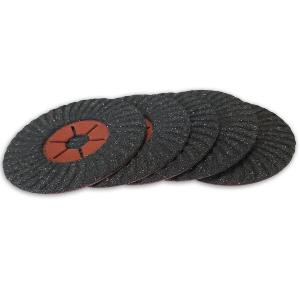 LOT DE 5 DISQUES ABRASIF 125 mm SEMI RIGIDE FLEXIBLE GRAIN 60 