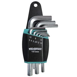 JEU DE 9 CLES MALES ALLEN BTR METRIQUES COURTES - 1,5 à 10 MM