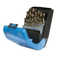 FORETS HSS M35 COBALT  5% de 1 à 13 mm COFFRET DE 25 FORETS