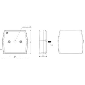LOT DE 2 FEUX LED POSITION ET CLIGNOTANT POUR TRACTEUR / ENGIN