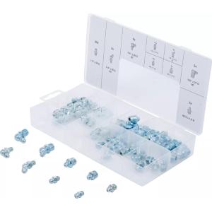 ASSORTIMENT 70 GRAISSEURS A VISSER METRIQUES/POUCES, DROIT ET COUDEE