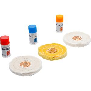 KIT DE POLISSAGE BGS TECHNIC POUR METAL DOUX