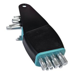 JEU DE 9 CLES MALES ALLEN BTR TORX COURTES - T10 à T50