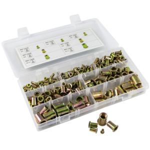 Kit d'assortiment de 150 inserts écrous filetés en laiton m3